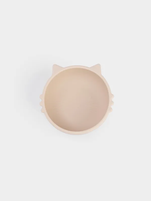 Тарелка суповая, 10х10 см, на присоске, Котик, Kiddy, image-2