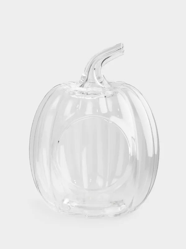 Конфетница, 17х22 см, стекло, Тыква, Clear, image-0