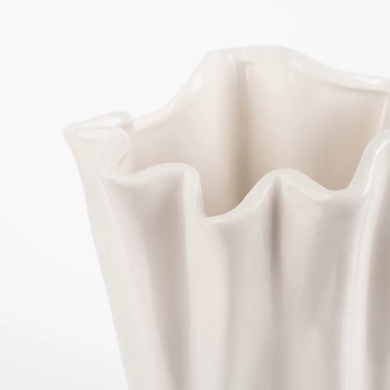 Ваза для цветов, 24 см, Мятый эффект, Crumple, image-3