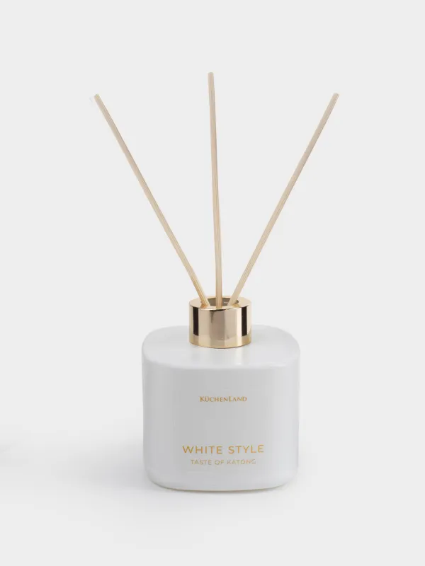 Ароматический диффузор, 120 мл, керамика, белый, Taste of Katong, White style, image-0