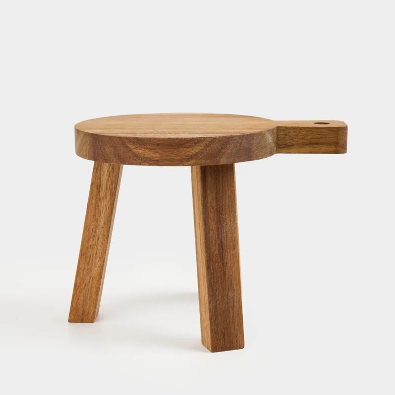 Блюдо сервировочное, 20x15 см, с ручкой, на ножках, Noble tree, image-3