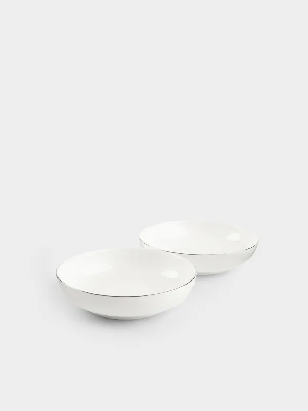 Тарелка суповая, 20см, 2 шт, Ideal silver, image-1