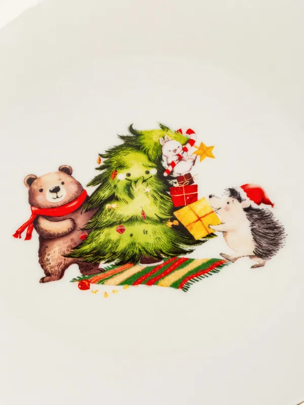 Набор посуды, 2 пр, фарфор, Friends forest, image-3