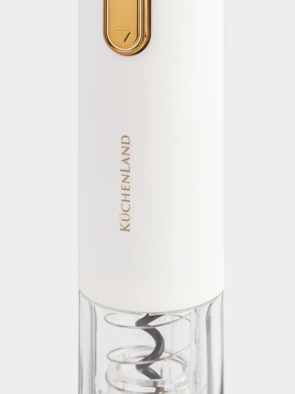 Штопор электрический, 23 см, пластик, LED W, молочный, Bar, image-1