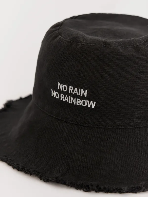 Панама, 57 см, единый размер, с необработанным краем, хлопок, темно-серая, Shore, image-2