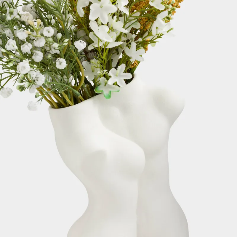 Ваза для цветов, 23 см, фарфор Р, He&She, image-4