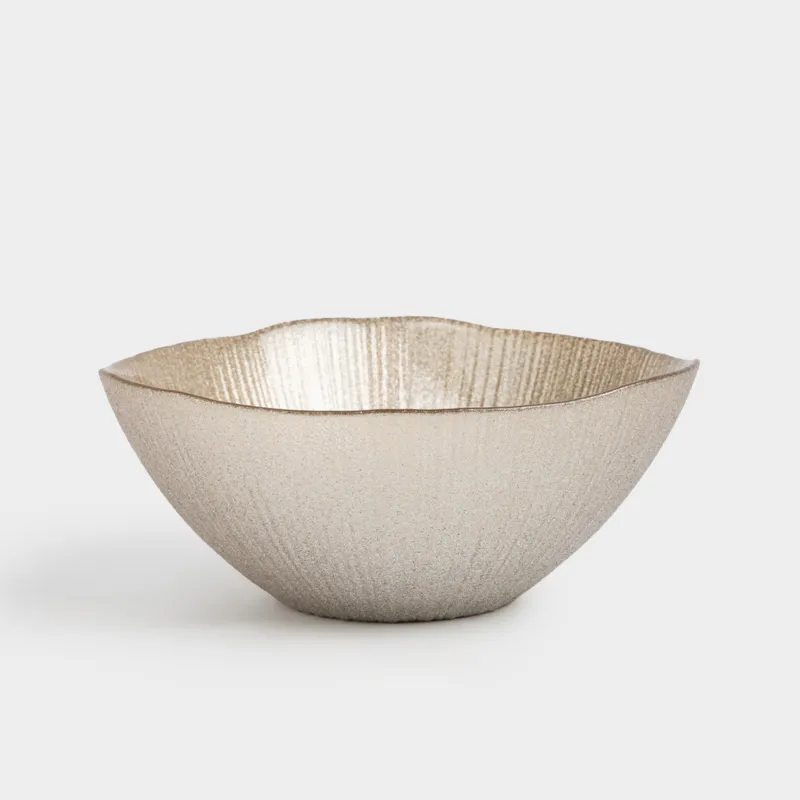 Салатник, 15х6 см, 440 мл, стекло, шампань, Angle