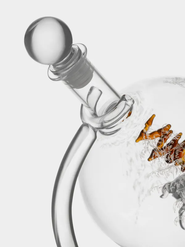 Графин, 650 мл, на подставке, Глобус с оленем, Bar, image-3