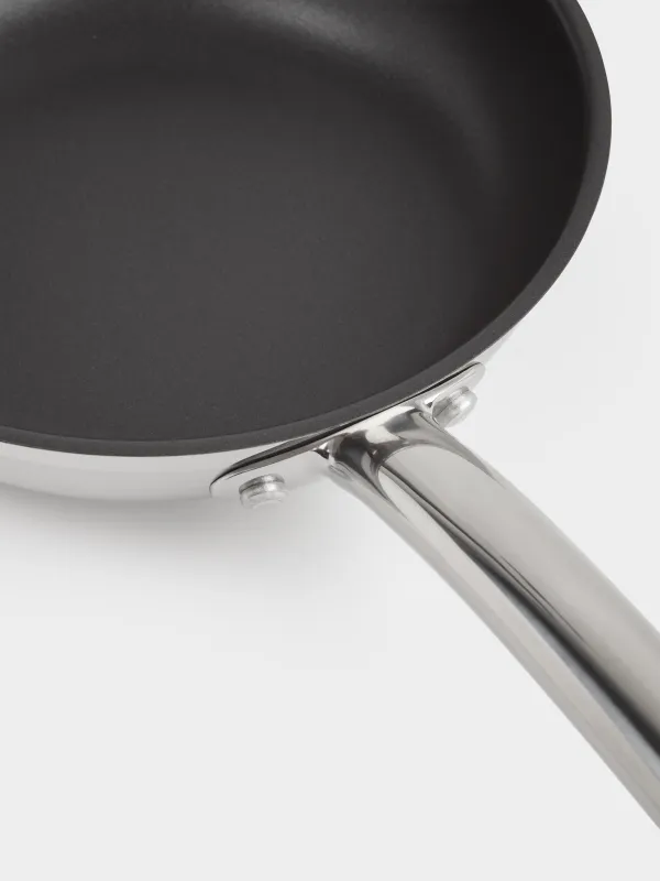 Сковорода, 20 см, с покрытием, сталь, Silver Stone, image-5