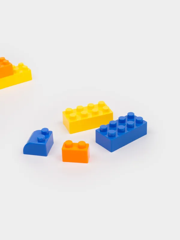 Конструктор, 41х21 см, пластик, Машинка с кубиками, Hobby kids, image-5