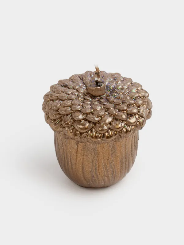 Свеча, 6 см, бронзовая, Желудь, Acorn, image-2
