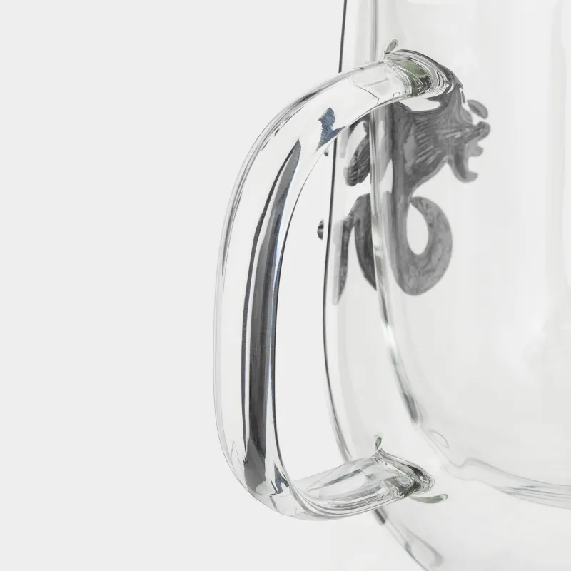 Кружка, 350 мл, стекло Б/металл, серебристая, Козерог, Air-zodiac, image-2