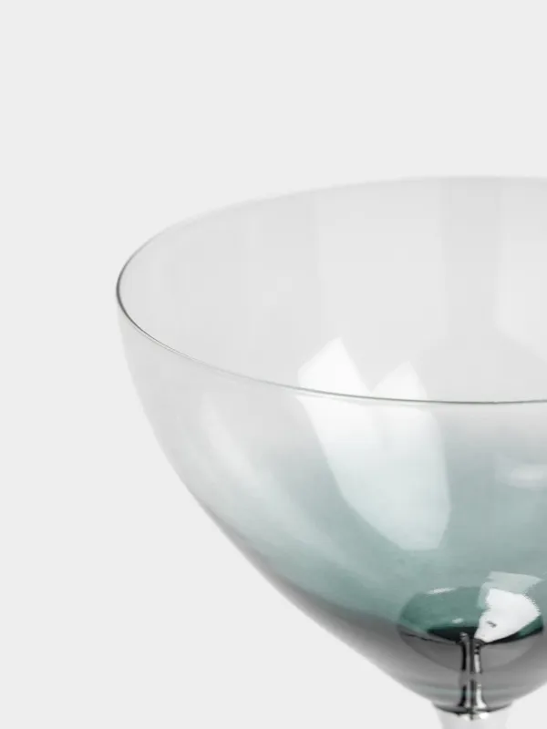 Бокал-креманка для шампанского, 310 мл, 2 шт, стекло, серый градиент, Vergato gradient, image-3