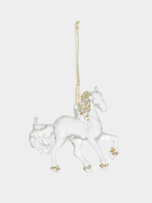 Игрушка елочная, 13 см, акрил, Лошадь, Figure crystal, image-1