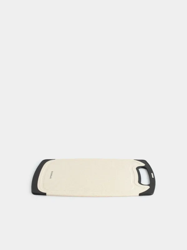 Доска разделочная, 32х20 см, прямоугольная, пластик/резина, молочная, Speck-light, image-4