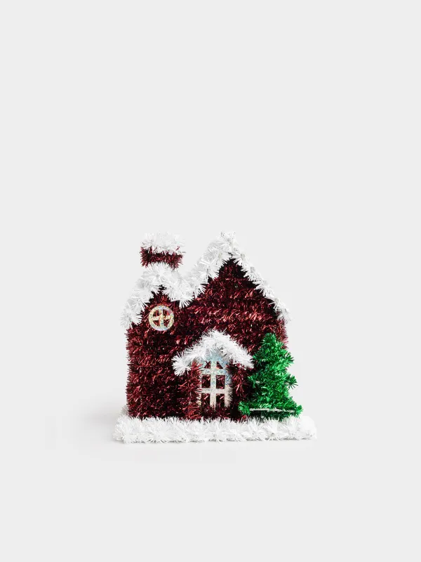 Статуэтка, 23 см, Дом, Tinsel decor, image-0