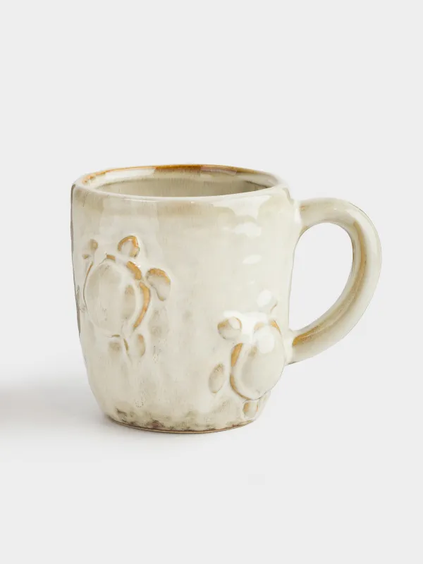 Кружка, 480 мл, фарфор P, бежево-коричневая, Черепахи, Grand turtle, image-0