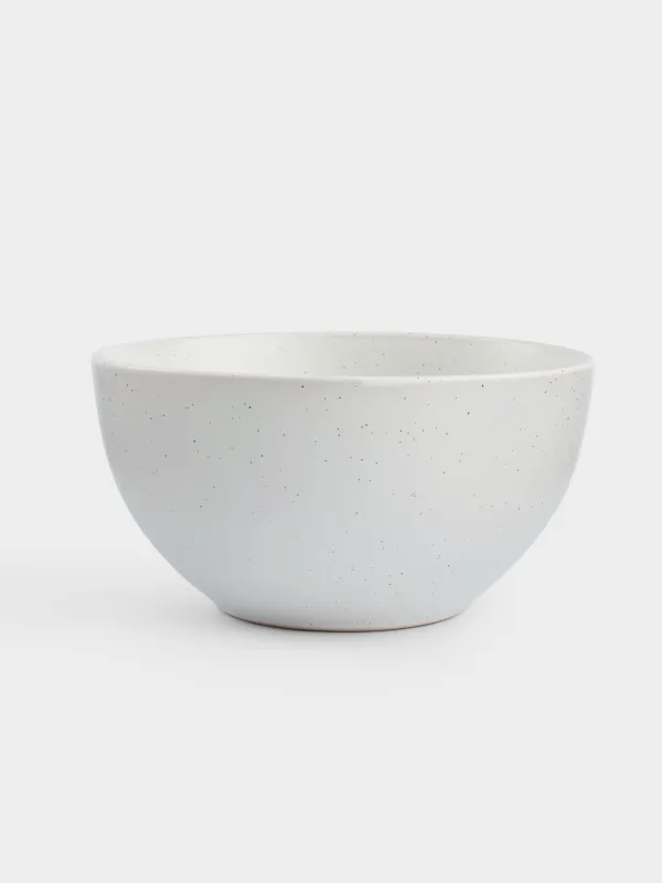 Сервиз обеденный, 6 перс, 18 пр, керамика, молочный, в крапинку, Particle, image-4