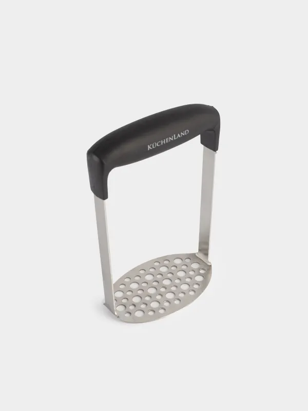 Пресс для пюре, 18 см, сталь/пластик, черный, Black style, image-2