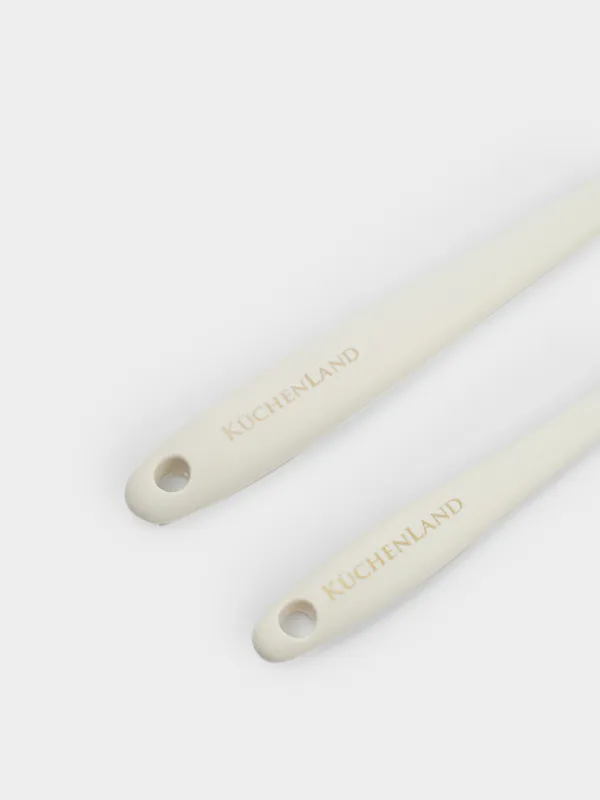 Набор для выпечки, 2 пр, лопатка/кисть, силикон, молочный, Кролик с цветами, Natural Easter, image-4