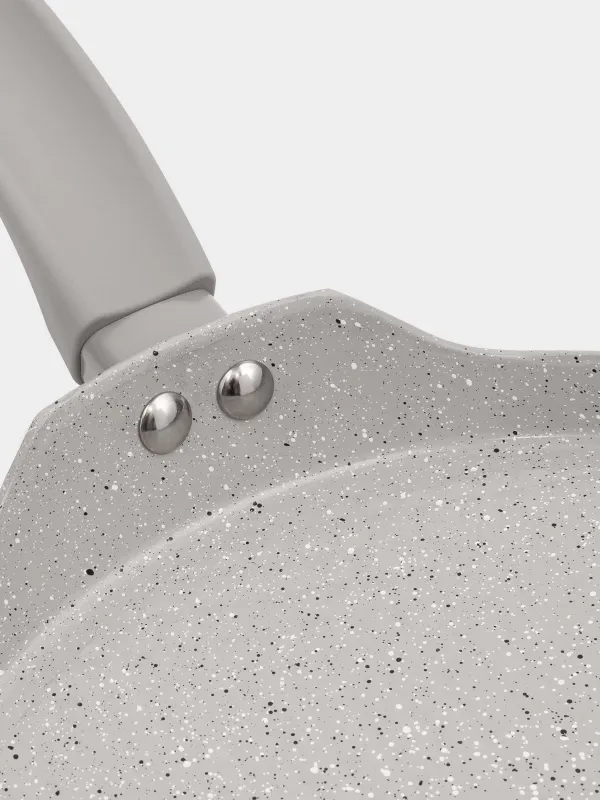 Сковорода блинная, 26 см, с покрытием, алюминий, бежево-серая, Decision, image-3