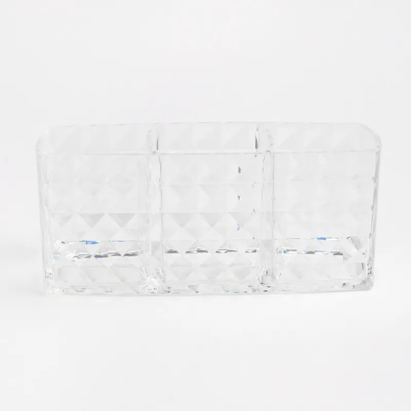 Органайзер для косметики, 19х8 см, 3 отд, пластик, Kandy, image-1