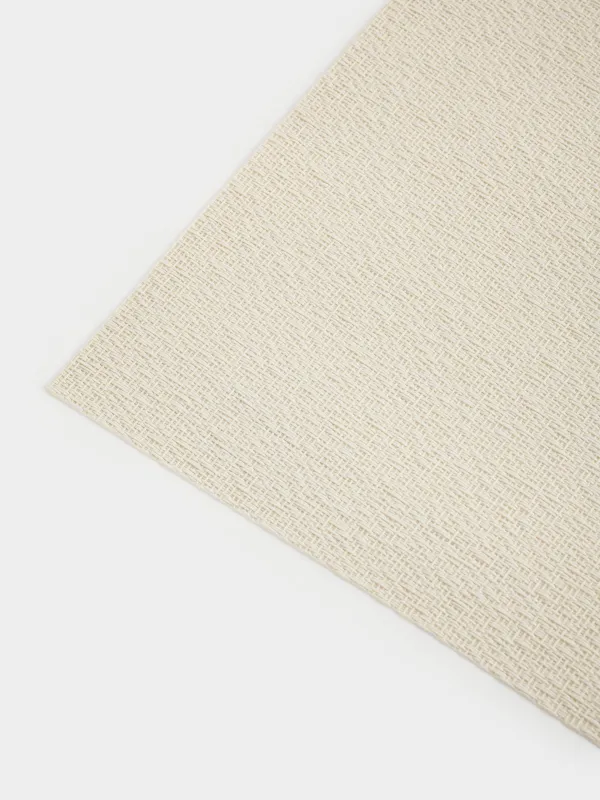 Салфетка под приборы, 30x45 см, ПВХ, прямоугольная, бежевая, Solid, image-3