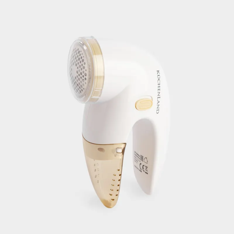 Машинка для снятия катышков, 16 см, пластик, бежевая, Fuzz