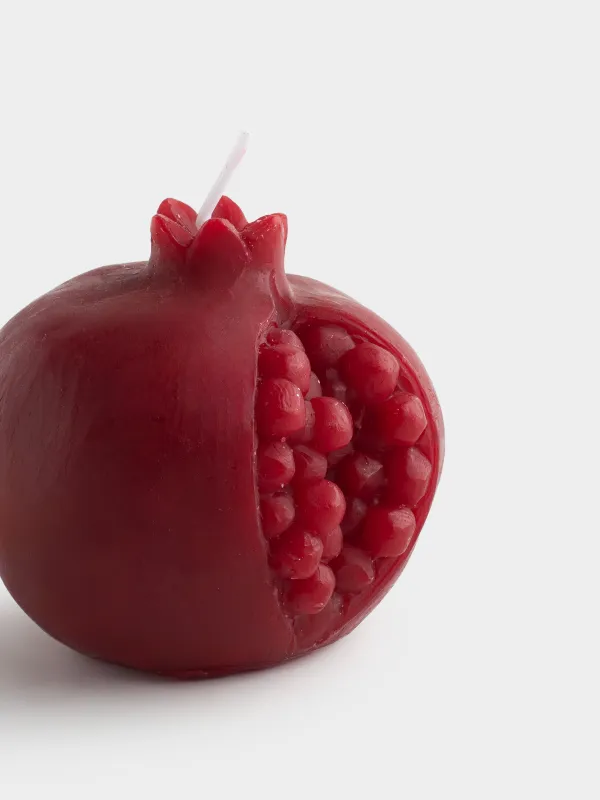 Свеча, 7х6 см, Гранат, Fruit shape, image-1