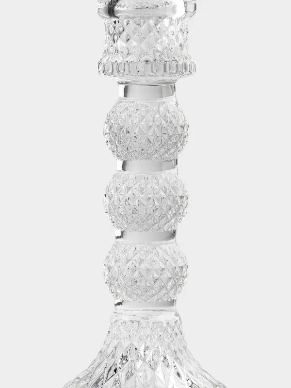 Подсвечник, 16 см, для одной свечи, на ножке, стекло, Naiad, image-4