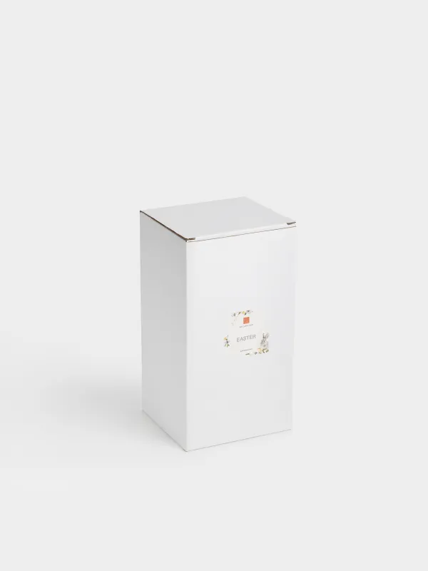 Статуэтка, 22 см, керамика D, серая, Кролик в пиджаке, Easter, image-5