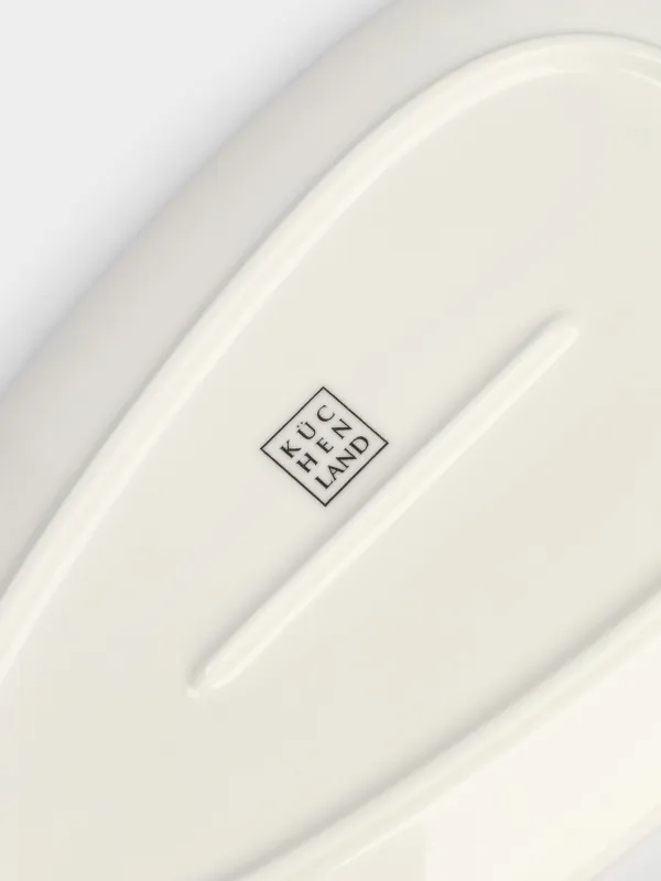 Блюдо, 26х15 см, фарфор P, овальное, белое, Synergy, image-3