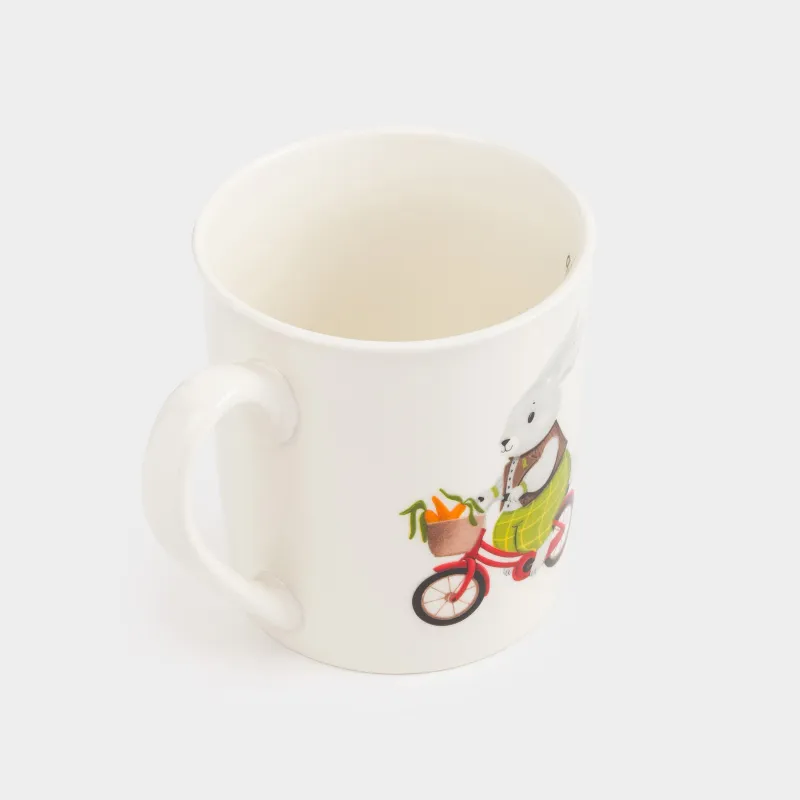 Кружка, 300 мл, Кролик на велосипеде, Ideas life, image-1
