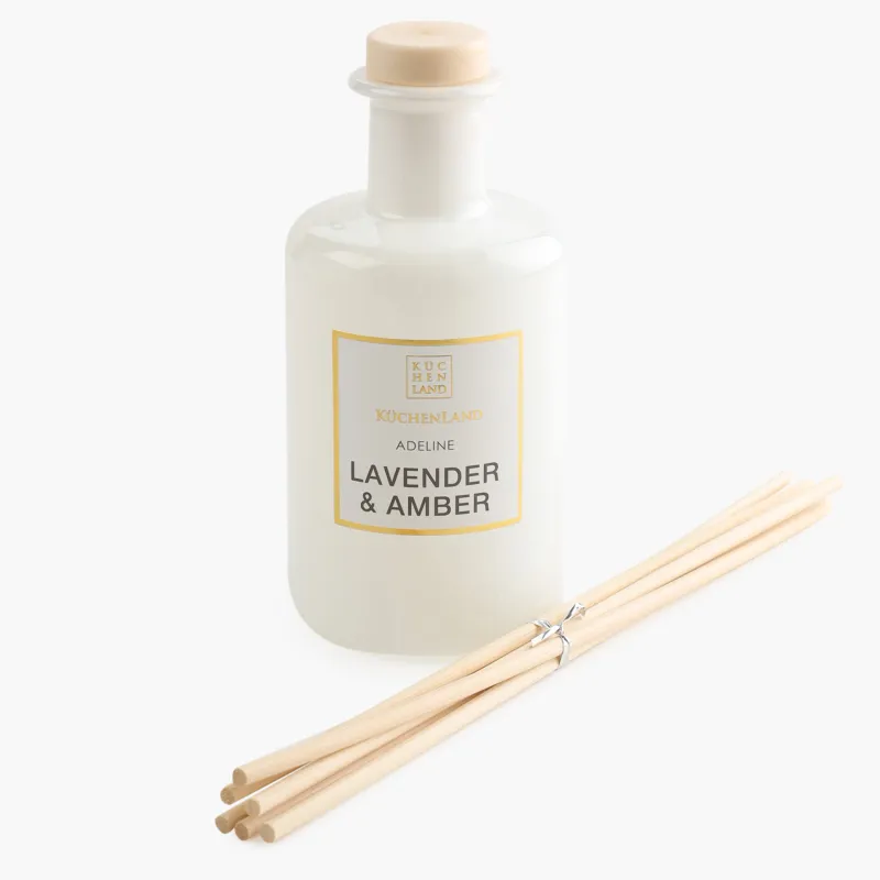 Ароматический диффузор, 230 мл, белый, Lavender and Amber, Emotion, image-1