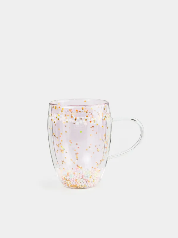 Кружка, 330 мл, с шариками, Звезды, Air sparkly, image-0
