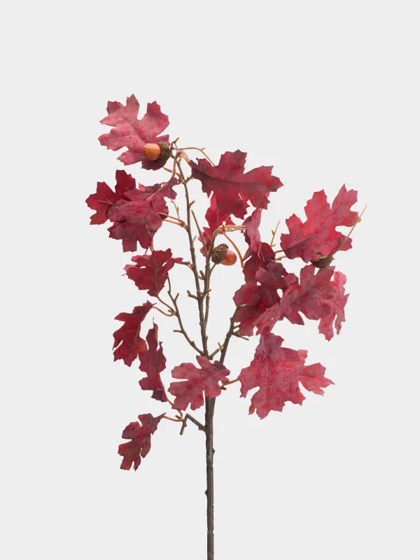Ветка декоративная, 76 см, Желуди с листьями, Grand garden decor, image-1