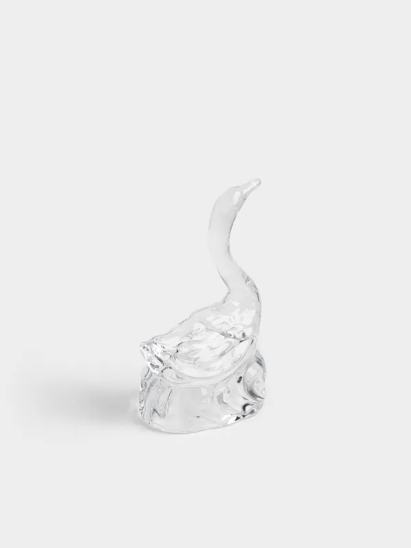 Статуэтка, 12 см, стекло, Лебедь, Swan, image-1