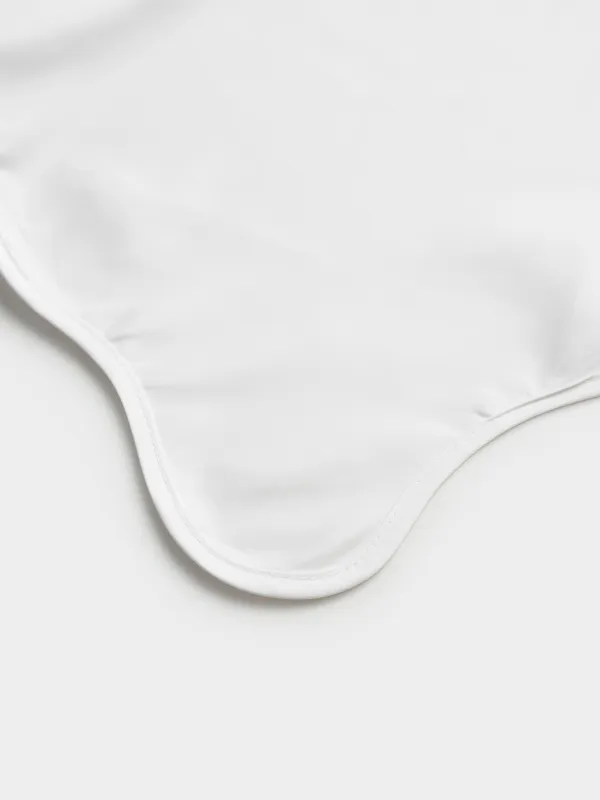 Дорожка настольная, 40х160 см, Волнистые края, Scalloped white, image-1