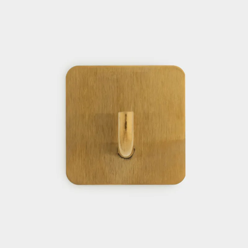 Крючок для венка, 4 см, на липучке, сталь, квадратный, золотистый, Hook