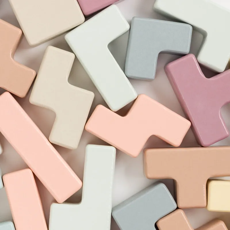 Игрушка-сортер, 17х17 см, развивающая, МДФ, цветная, Тетрис-головоломка, Kiddy, image-6