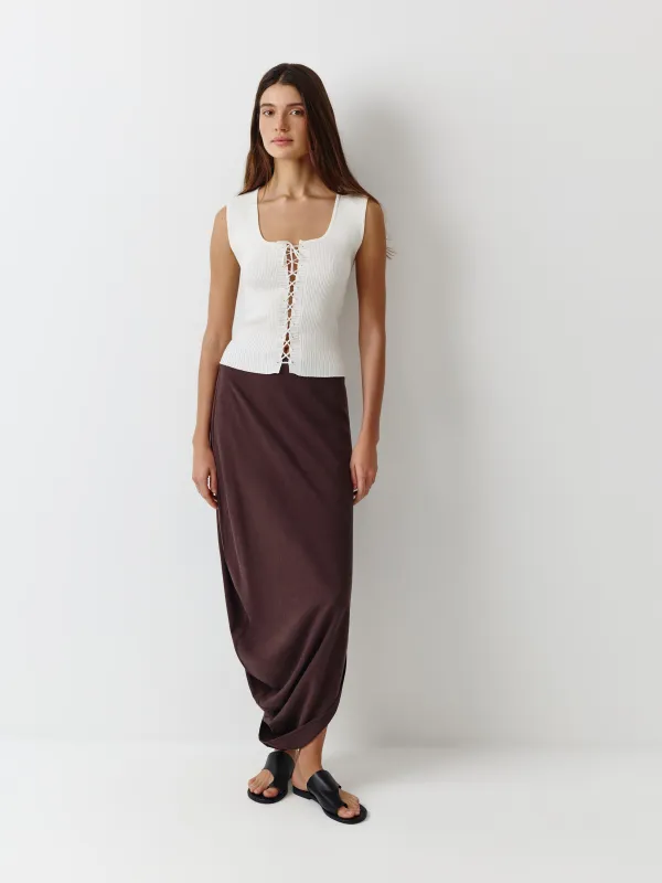 Юбка женская, коричневая, Blanka, image-2