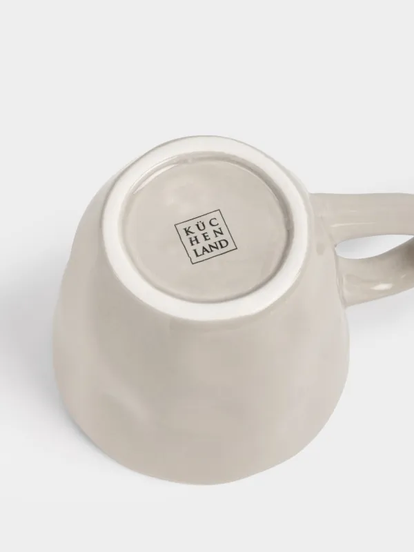 Кружка, 380 мл, керамика D, бежево-золотистая, Кролик, Rabbit gold, image-4