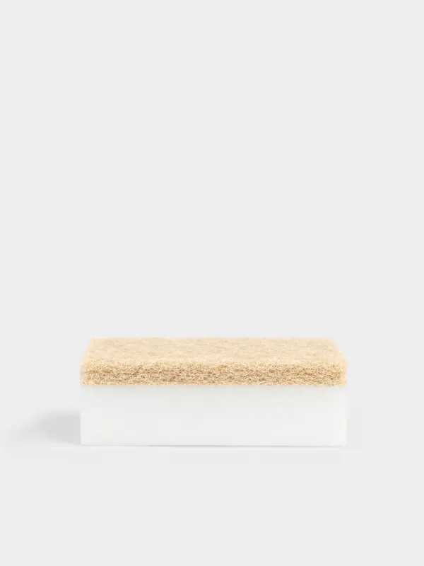 Губка меламиновая, 3 шт, с абразивной вставкой, Clean, image-2