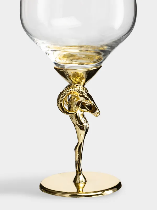 Бокал для вина, Золотистый баран, Elegant sheep, image-1