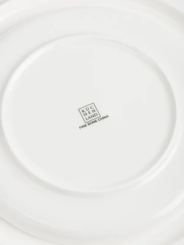 Сервиз обеденный, 4 перс, 12 пр, фарфор F, белый, Ideal white, image-4