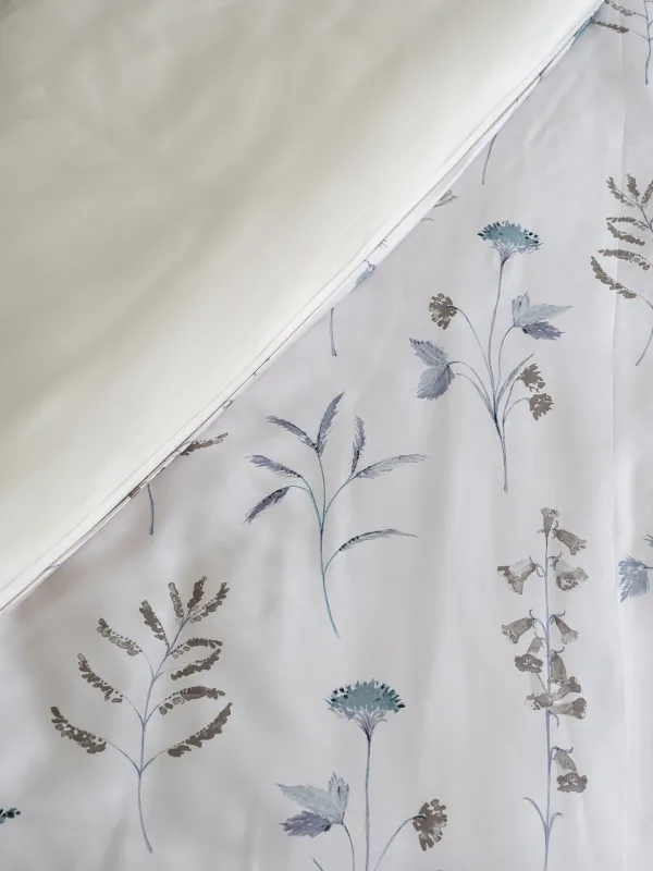 КПБ евро, тенсель 300 ТС, молочный, Полевые цветы, Tencel, image-3