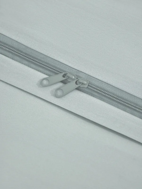 КПБ евро, сатин 205 ТС, белый, Цветы, Satin, image-4