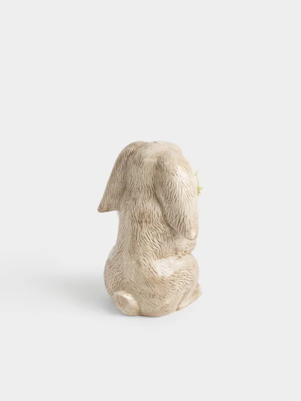 Статуэтка, 22 см, Кролик с цветами, Rabbit in narcis, image-3