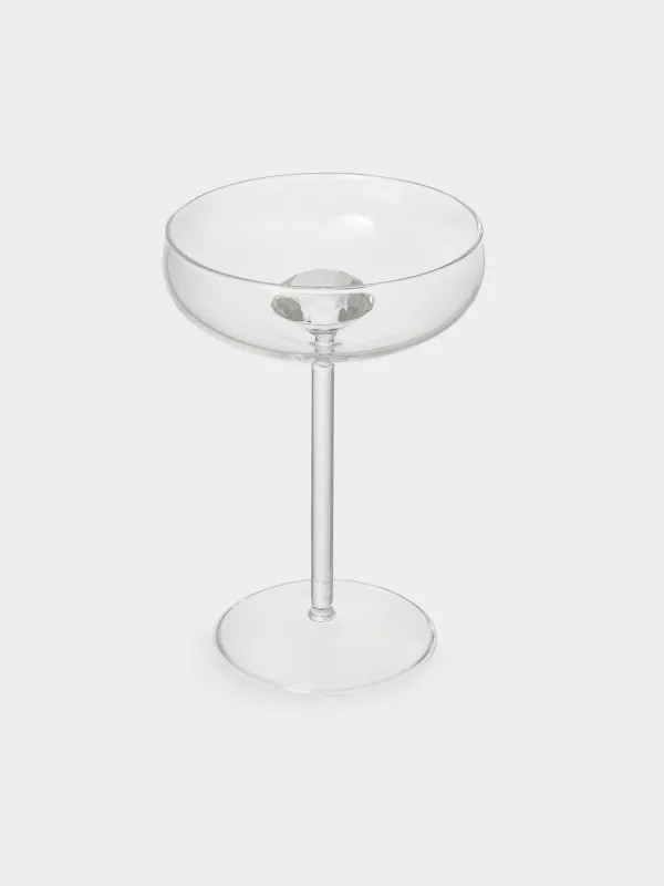 Бокал-креманка для шампанского, 220 мл, стекло Б, Кристалл, Crystal shape, image-1