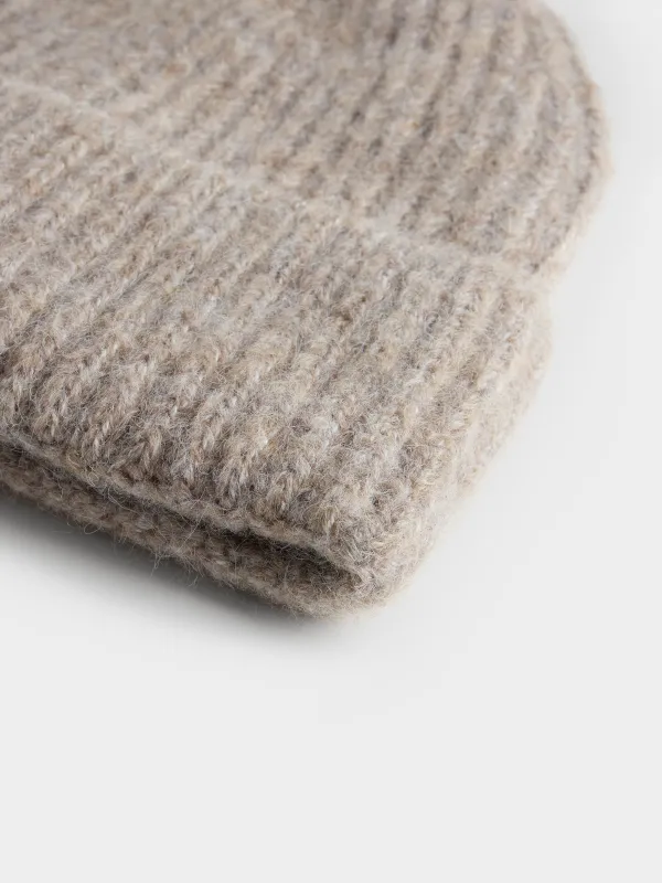 Шапка-бини с добавлением шерсти Woolens, image-1